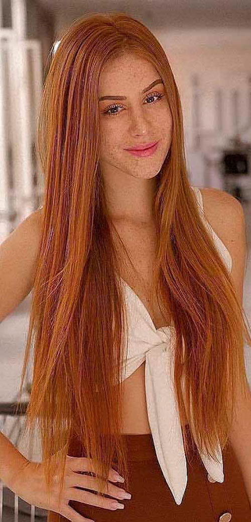 Long Red Hairstyles