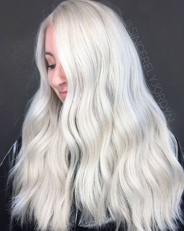 Bleached Hair Color For Long Hair