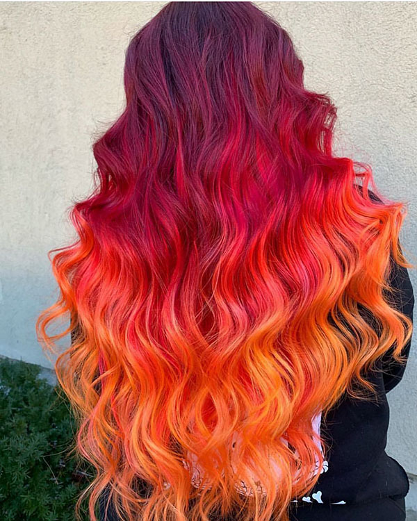 Long Vibrant Hairstyles