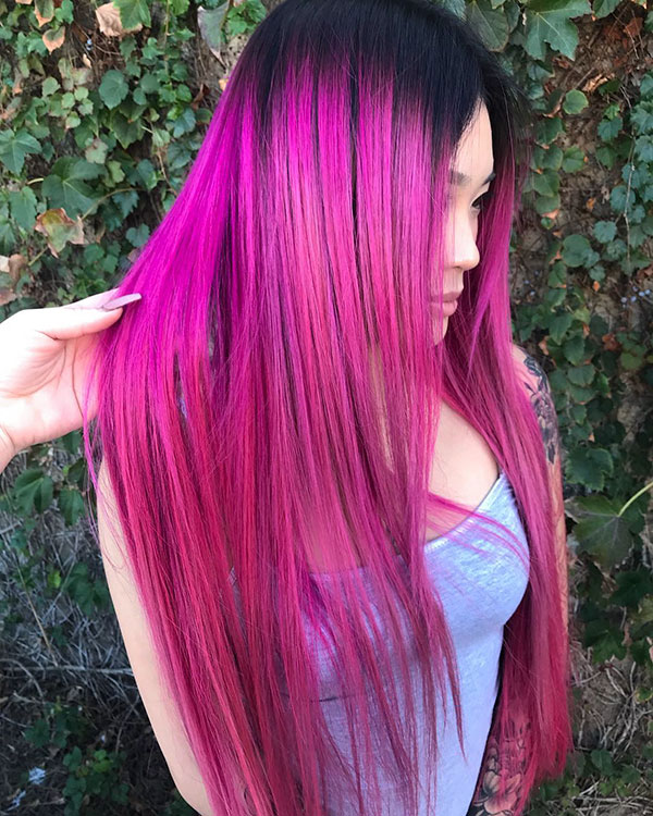 Best Long Pink Hair