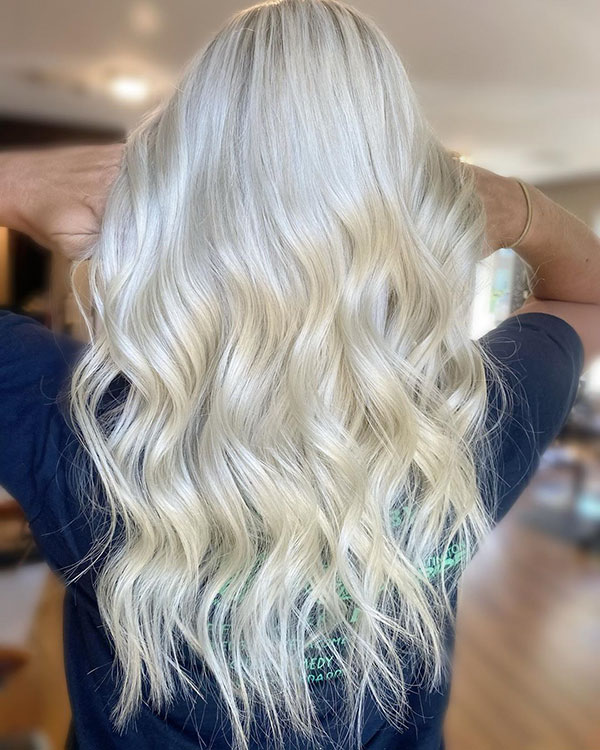 Bleached Blonde Hair Color